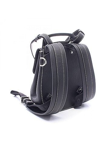 Christian Dior Christian Dior Dior Gallop Oblique Backpack/Handbag, Leather, Men's, Black (1ADBA086) (view 2)
