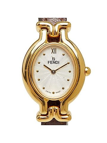 Fendi Fendi Orologi Chameleon Interchangeable Strap (5 colors) Watch 640L Quartz White Dial Plated Leather Women's FENDI (view 1)