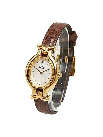 Fendi Fendi Orologi Chameleon Interchangeable Strap (5 colors) Watch 640L Quartz White Dial Plated Leather Women's FENDI (view 2)