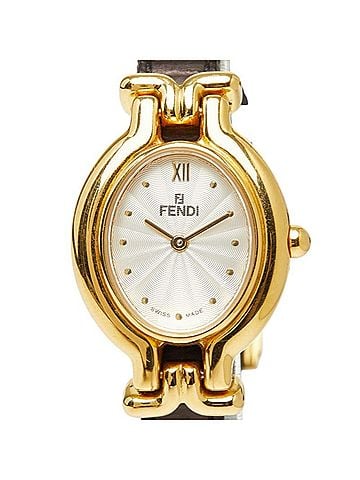 Fendi Fendi Orologi Chameleon Changeable Strap 9 Colors Watch 640L Quartz White Dial Plated Leather Women's FENDI (view 1)
