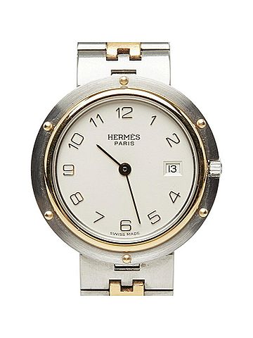 Hermès Hermes Clipper Watch CL4.220 Quartz White Dial Stainless Steel Women's HERMES (view 1)