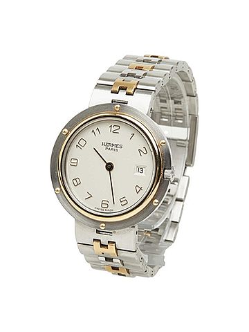Hermès Hermes Clipper Watch CL4.220 Quartz White Dial Stainless Steel Women's HERMES (view 2)