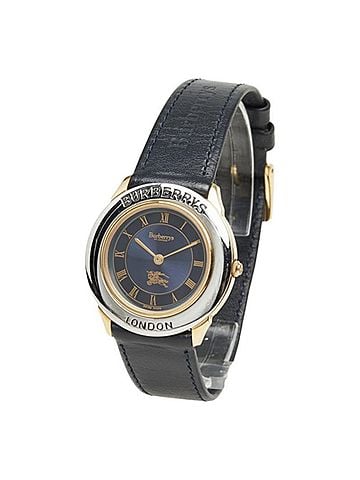 Burberry Burberry watch 4100 quartz navy dial stainless steel leather men's BURBERRY (view 2)