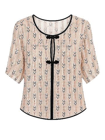 Moulinette Soeurs Short Sleeve Blouse (view 2)
