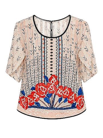 Moulinette Soeurs Short Sleeve Blouse (view 1)