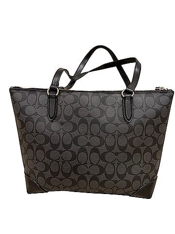 Coach Leather Tote (view 2)