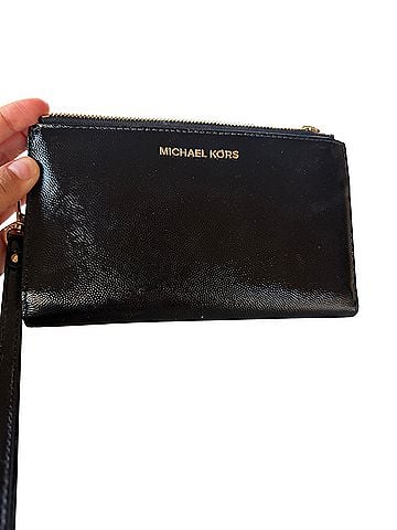 Michael Kors Leather Clutch (view 1)
