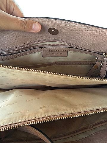 Michael Kors Leather Tote (view 2)