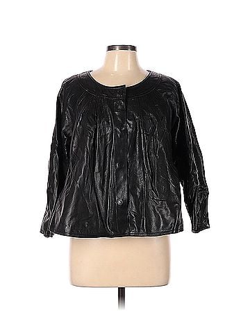 Anne Klein Anne Klein Leather Jacket (view 1)