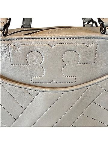 Tory Burch Fleming Leather Satchel (view 2)