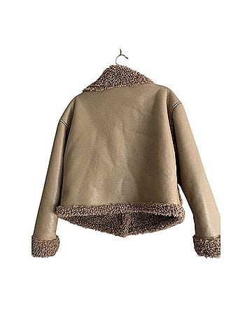 CLEO + WOLF Reversible Sherpa Trimmed Moto Jacket Jacket (view 2)