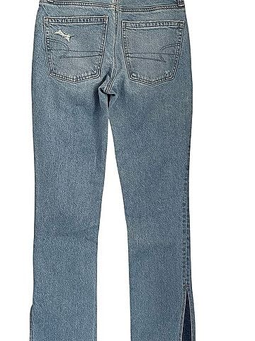 American Eagle Outfitters Light Wash Flare Jeans Jeans (view 2)