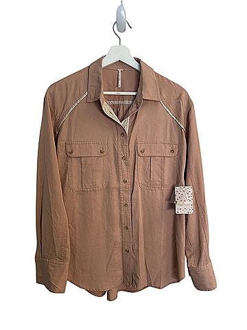 Free People Off Campus Long Sleeve Button-Down Shirt (view 1)