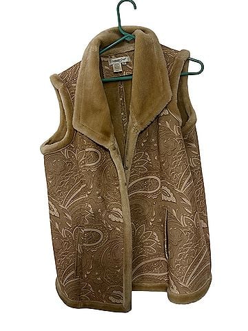 Coldwater Creek Faux Fur Vest (view 1)