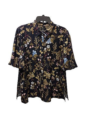 Ann Taylor Short Sleeve Blouse (view 1)