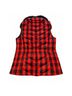 Talbots 100% Polyester 78% Modacrylic 13% Polyester 9% Acrylic 80% Other Print Red Vest Size M - photo 4