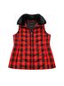 Talbots 100% Polyester 78% Modacrylic 13% Polyester 9% Acrylic 80% Other Print Red Vest Size M - photo 2