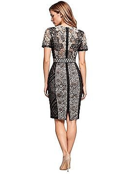 Beguile by Byron Lars Melange Cocktail Dress (view 2)
