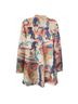 Feratelli Abstract Art To Wear Asymmetrical Zip Jacket Jacket - photo 2