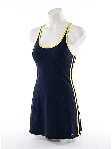 Splits 59 Ella Airweight Dress in Indigo/Yellow (view 2)