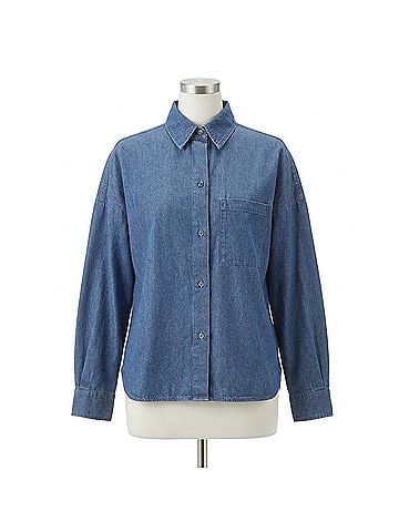 Weekend Max Mara Nettare Shirt in Navy (view 1)
