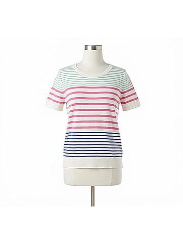 Hatley Simone Knit Tee in Summer Stripe (view 1)