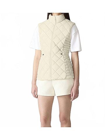 Mackage Ladies Light Down Vest in Cream (view 2)