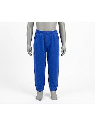 Florence Eiseman Kid's French Terry Jogger in Royal (view 2)