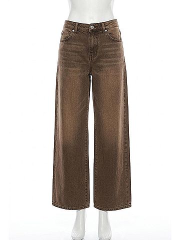 Blank NYC Harrison Low Rise Baggy Jean in Woodland Walk (view 1)