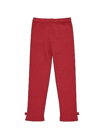 Vignette Girl's Olive Leggings 2 Mo in Burgundy (view 1)