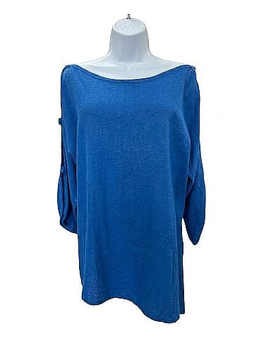 Oh My Gauze! Women's Magy Top in Azul (view 1)