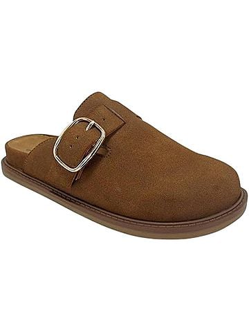 Jellypop Women's Palmer Clogs in Cognac (view 2)