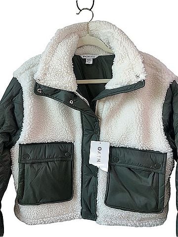 Athleta Fleece Hybrid Jacket Jacket (view 2)