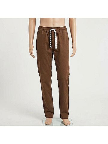 Tiny Whales Kids Rad Times Chino Pants 7 Mo in Chocolate (view 2)