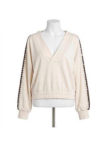 Thread & Supply Becka Top in Ivory (view 1)
