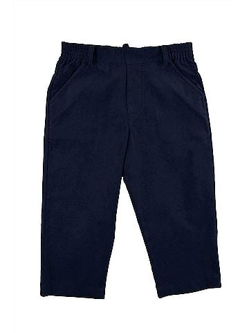 Florence Eiseman Kid's Fake Fly Corduroy Pant 4 Mo in Navy Blue (view 1)