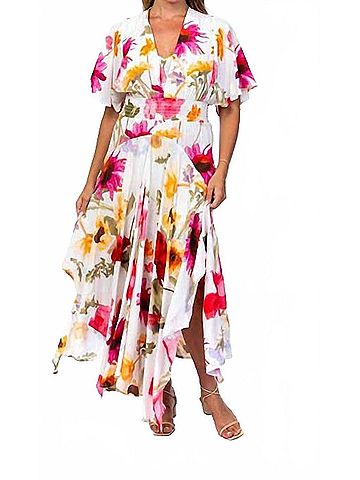Tolani Daphene Dress in Multi Floral (view 2)