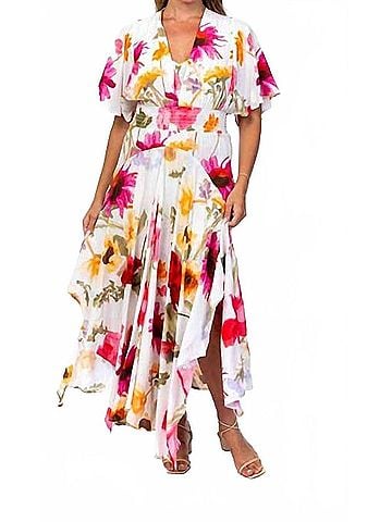 Tolani Daphene Dress in Multi Floral (view 2)