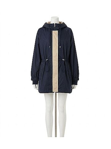 Weekend Max Mara Alcamo Quilted Coat in Navy (view 1)
