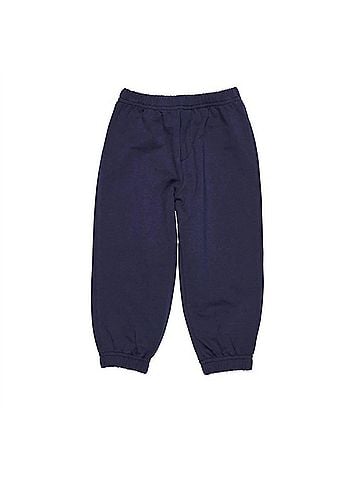 Florence Eiseman Kid's French Terry Jogger in Navy (view 1)