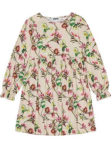 Molo Girl's Camie Dress in Hellebore (view 1)