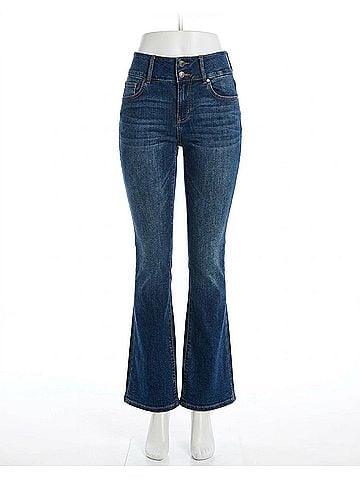 1822 Denim Shapewear Fit And Lift Flare Jean in Dark Wash (view 1)