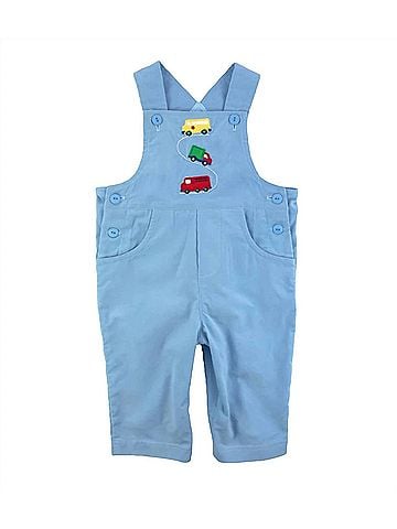 Florence Eiseman Kid's Around The Neighborhood Corduroy Longall in Blue (view 1)