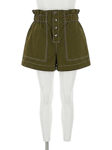 MARNI Women's Water Repellent Shorts in Musk (view 2)