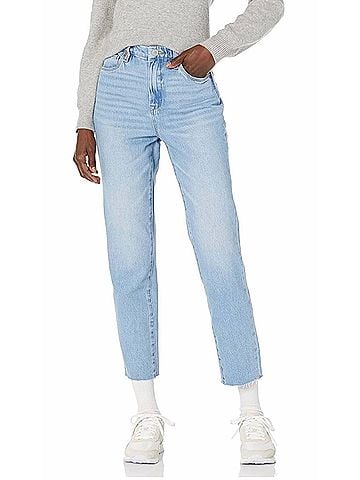 Blank NYC Madison Crop Straight Jean in Light Wash (view 2)