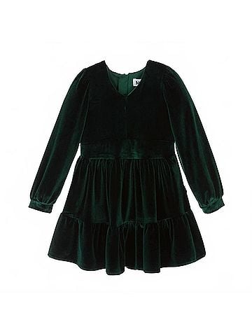 Molo Kid's Calanthe Dress in Aventurine (view 1)
