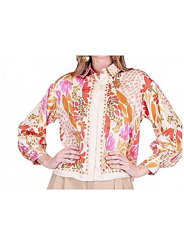Jade The Floral Mirage Blouse in Multicolor (view 2)