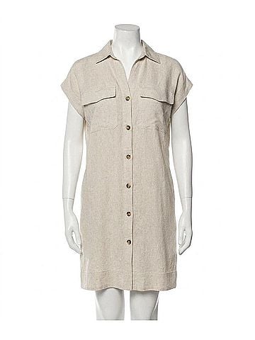 Velvet Heart Deanna Shirt Dress in Rye (view 1)
