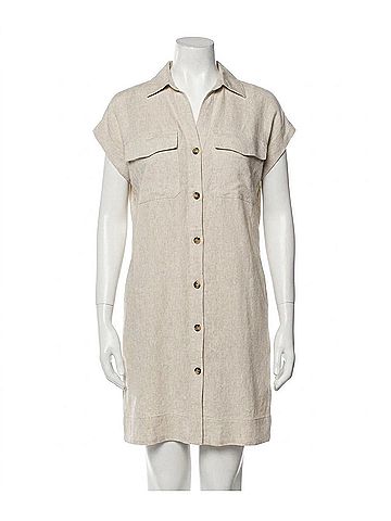 Velvet Heart Deanna Shirt Dress in Rye (view 1)