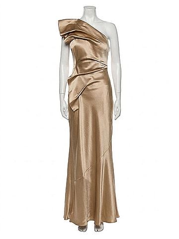 Acler Women's Werona Maxi Dress in Champagne (view 1)